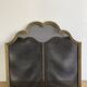 Three-leaf fire screen, fireplace accessory