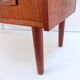 Teak chest of drawers in Danish style, 1960s/70s, retro/vintage style, dating from the mid-20th century.