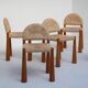 Ensemble de 6 chaises à manger Alessandro Becchi « Toscanolla » pour Giovannetti