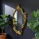 Miroir baroque doré vintage / miroir mural