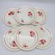 6 vintage flat plates. Ironstone.