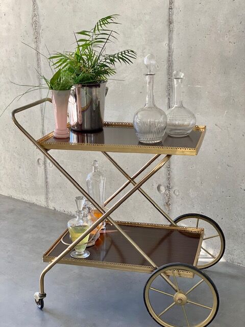 Vintage rolling table