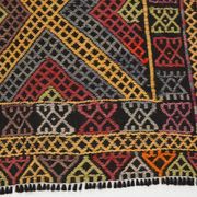5x8 Yellow & Red Handmade Kilim Rug, 150x247Cm
