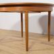 Mid-Century Round Teak Extendable Dining Table, United Knigdom, 1960s
