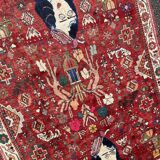 Gashgai nomadic / figurative carpet circa 1920