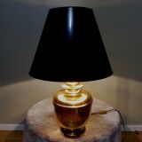 Lampe en laiton doré hauteur 69cm