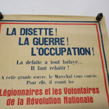 Political poster old Pétain