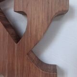 Letter &, wooden printing letter, wooden wall decoration, letter to place, decoration