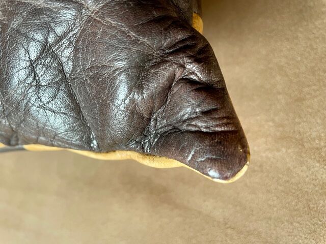 Leather cushion 1960/1970