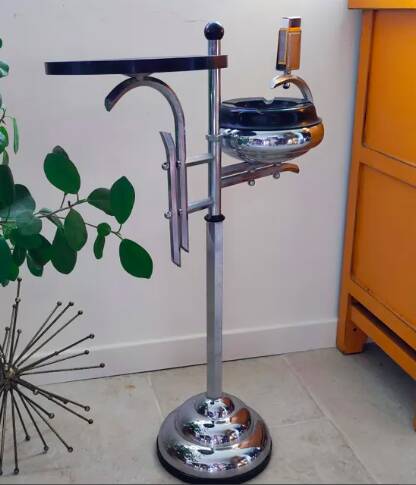 Art Deco smoker's side table from the 1930s.