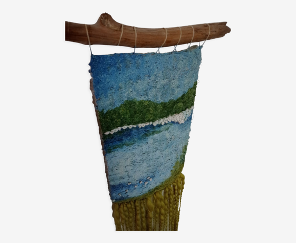Tissage mural paysage
