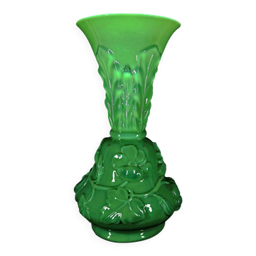 Vase St Louis "Capucine" Décor : Feuilles et guirlandes
