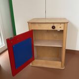 Small vintage red and blue furniture