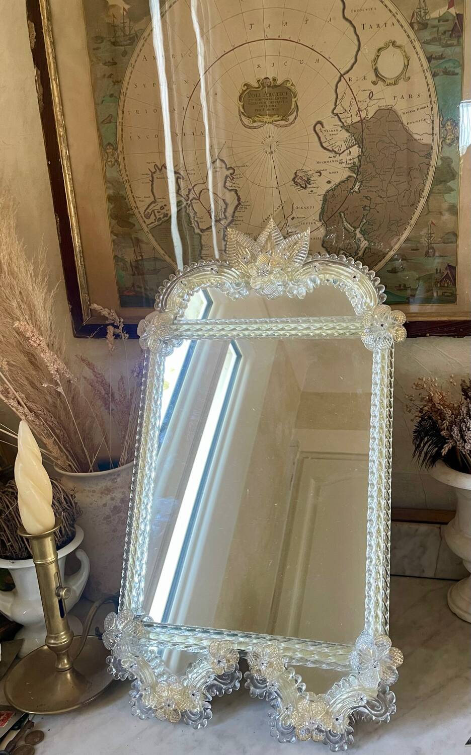 Miroir en verre de Murano