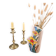 Ceramar vase, artistic ceramic, colourful mosaic pattern.
