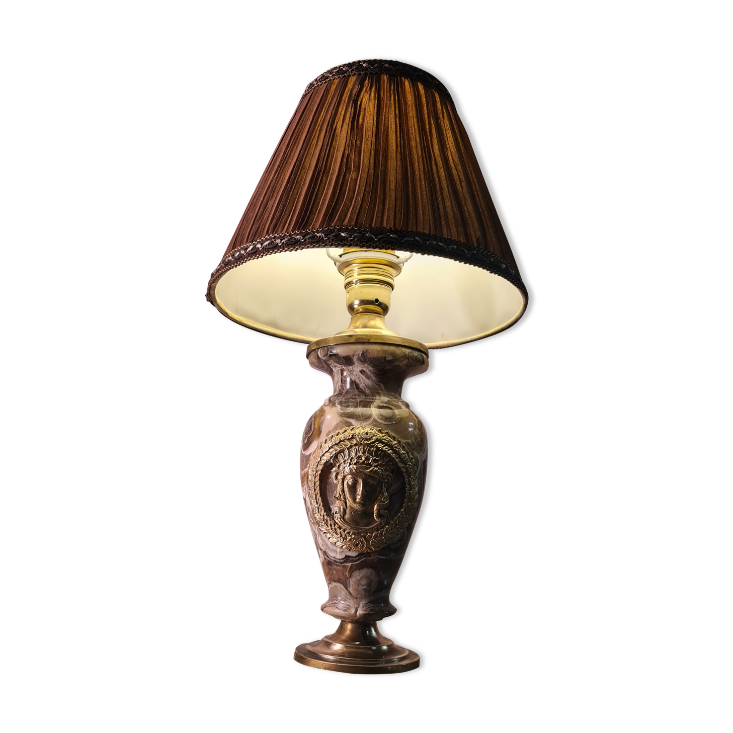 Lamp marble empire, napoleon