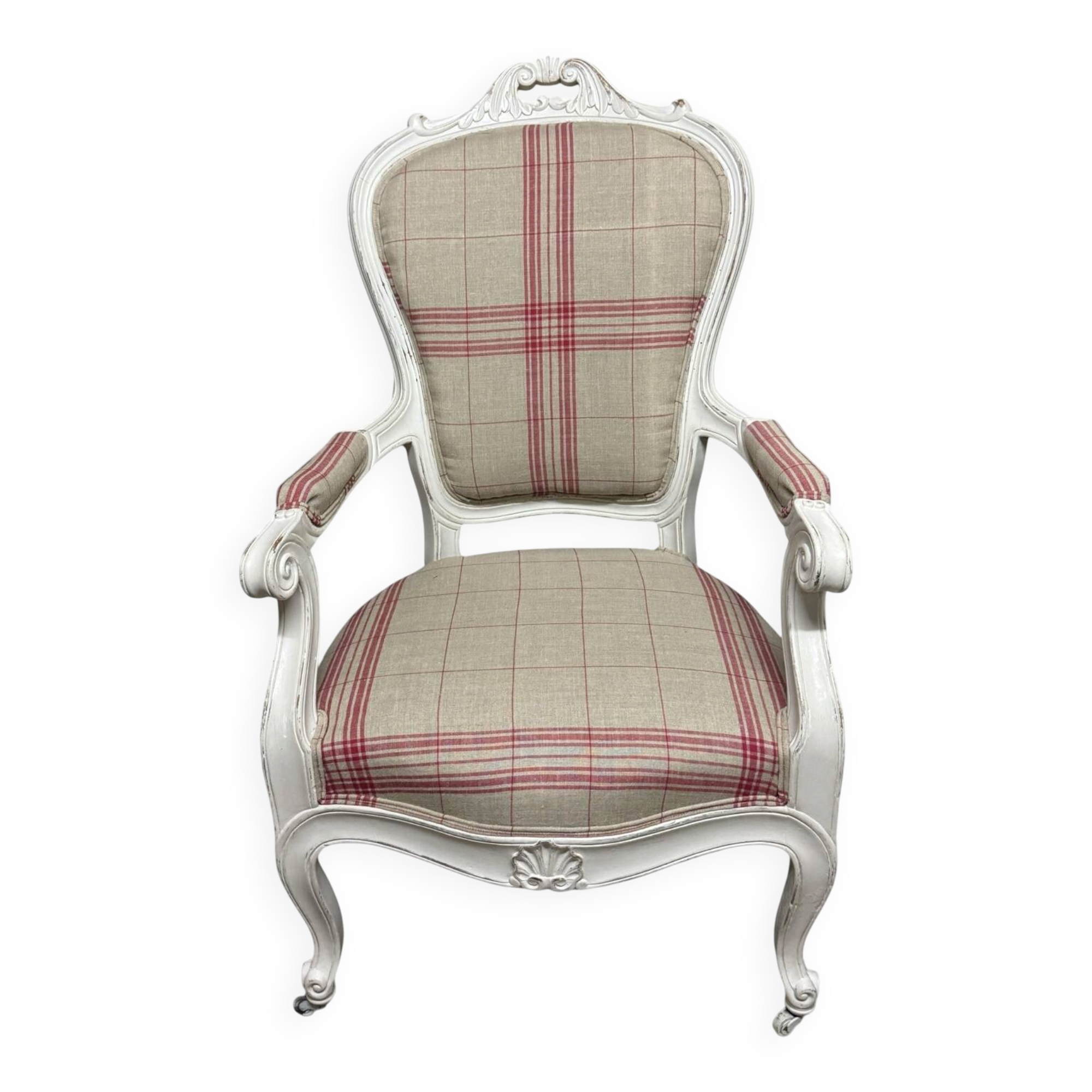 Fauteuil vintage re-tapissé