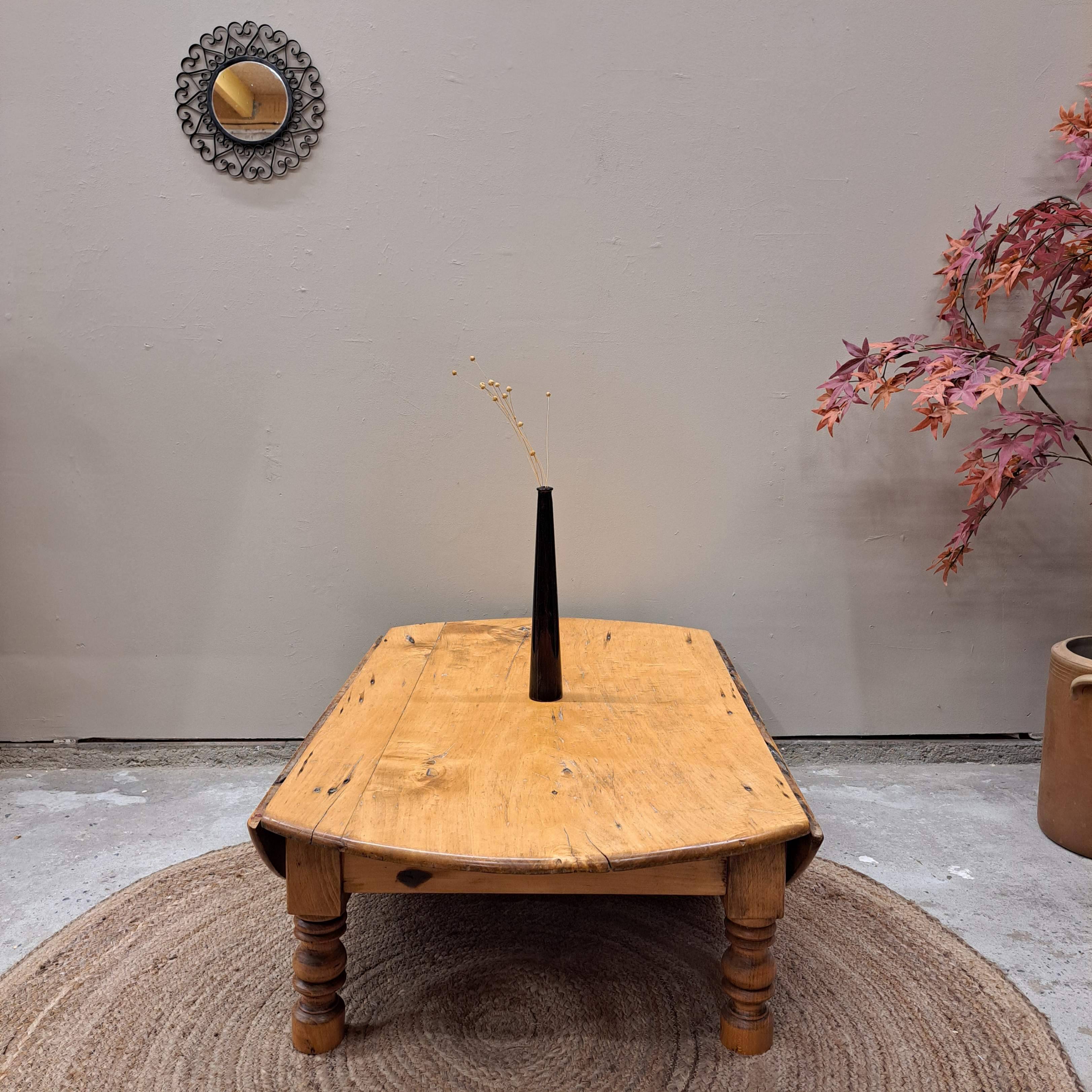 Table basse ronde en bois