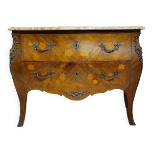 Commode galbée style - louis