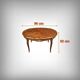 Rosewood marquetry coffee table, Louis XV style – Mid 20th century
