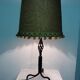 Wrought iron lamp foot