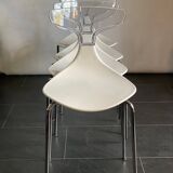 Table space age et 4 chaises