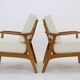 1970s Pair of Restored Armchairs by Drevotvar, Czechoslovakia