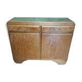 Mado low buffet, green balatum tray