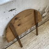 Oval pine farm table with 2m extensions