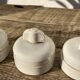 3 electric switches ceramic 20-30s vintage white