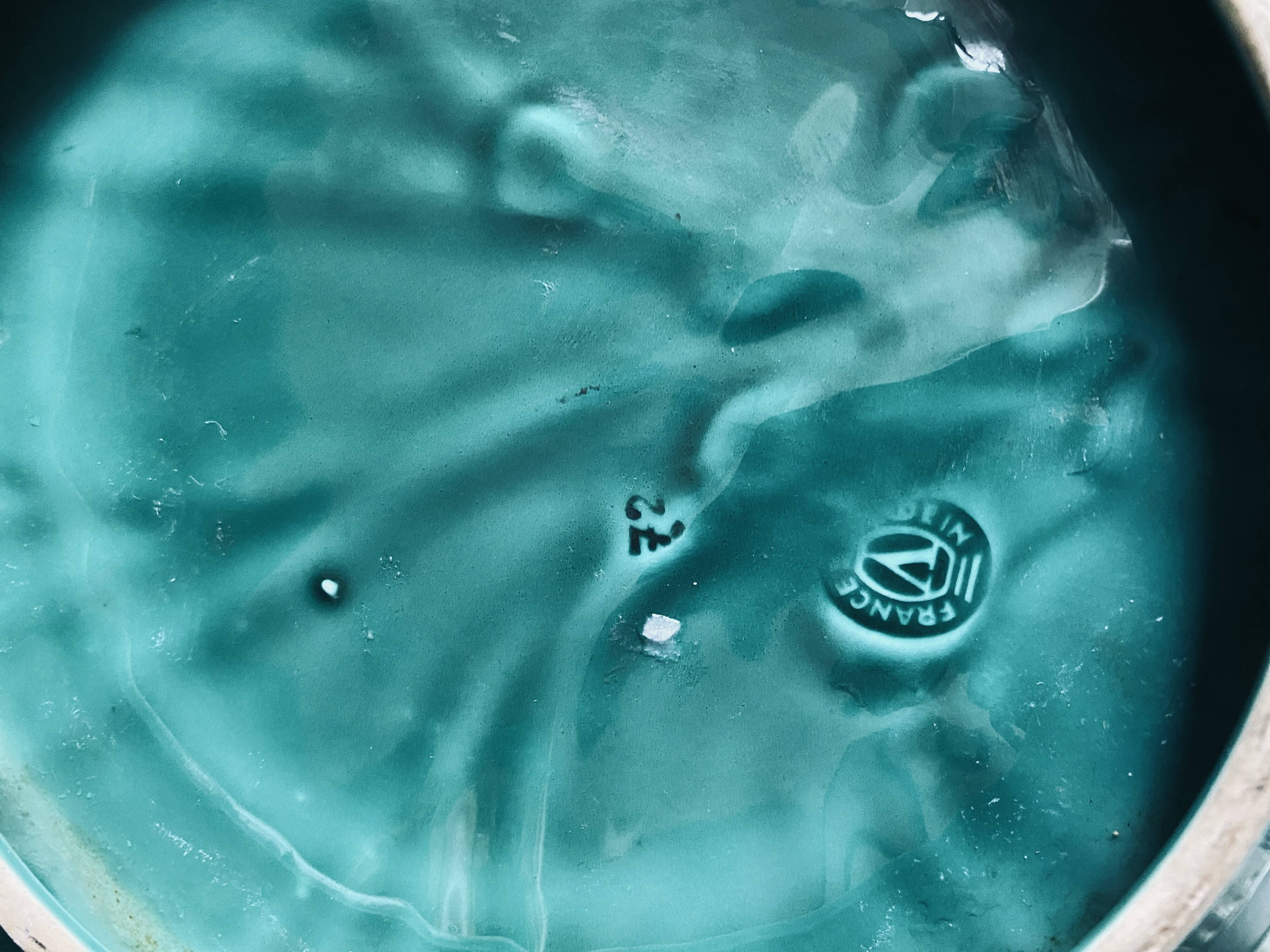 Verceram green vintage trivet