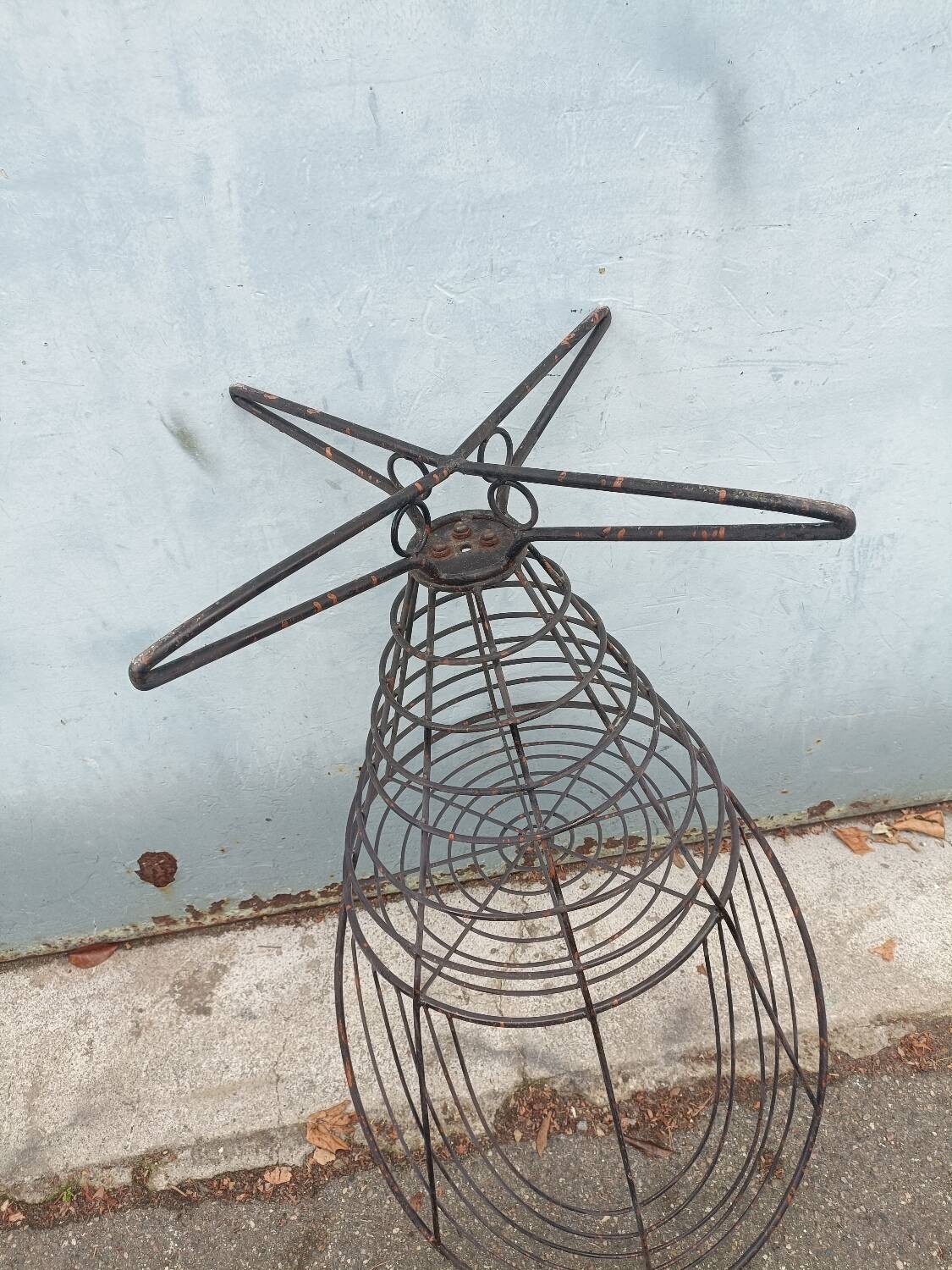 Art Deco metal chair, garden