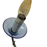 Chandelier in metal and colored glass