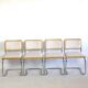 Set of four B32 chairs
