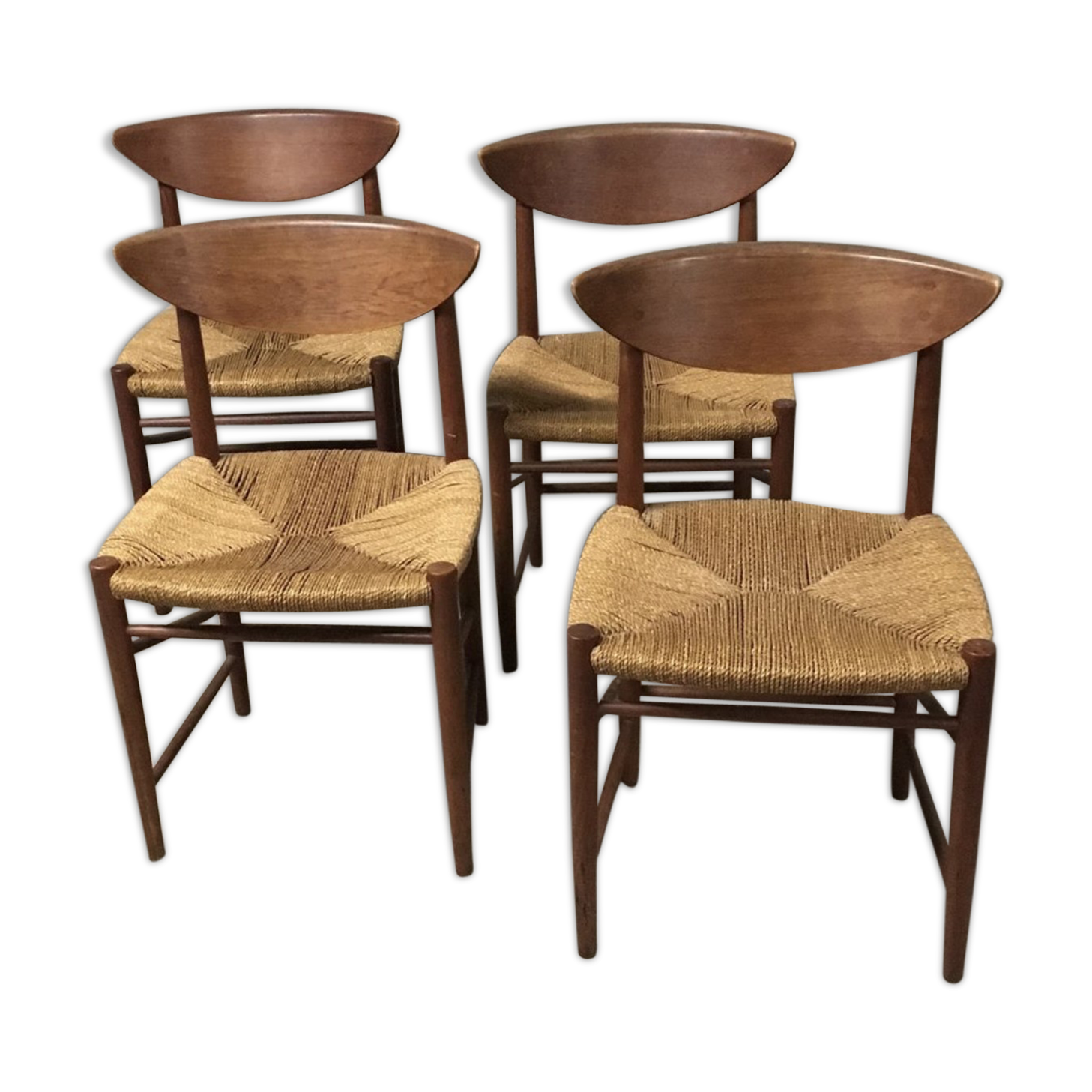 Model 316 chairs by Hvidt & Mølgaard-Nielsen for Søborg, 1960