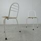 Postmodern tripod dining chairs, 1980s