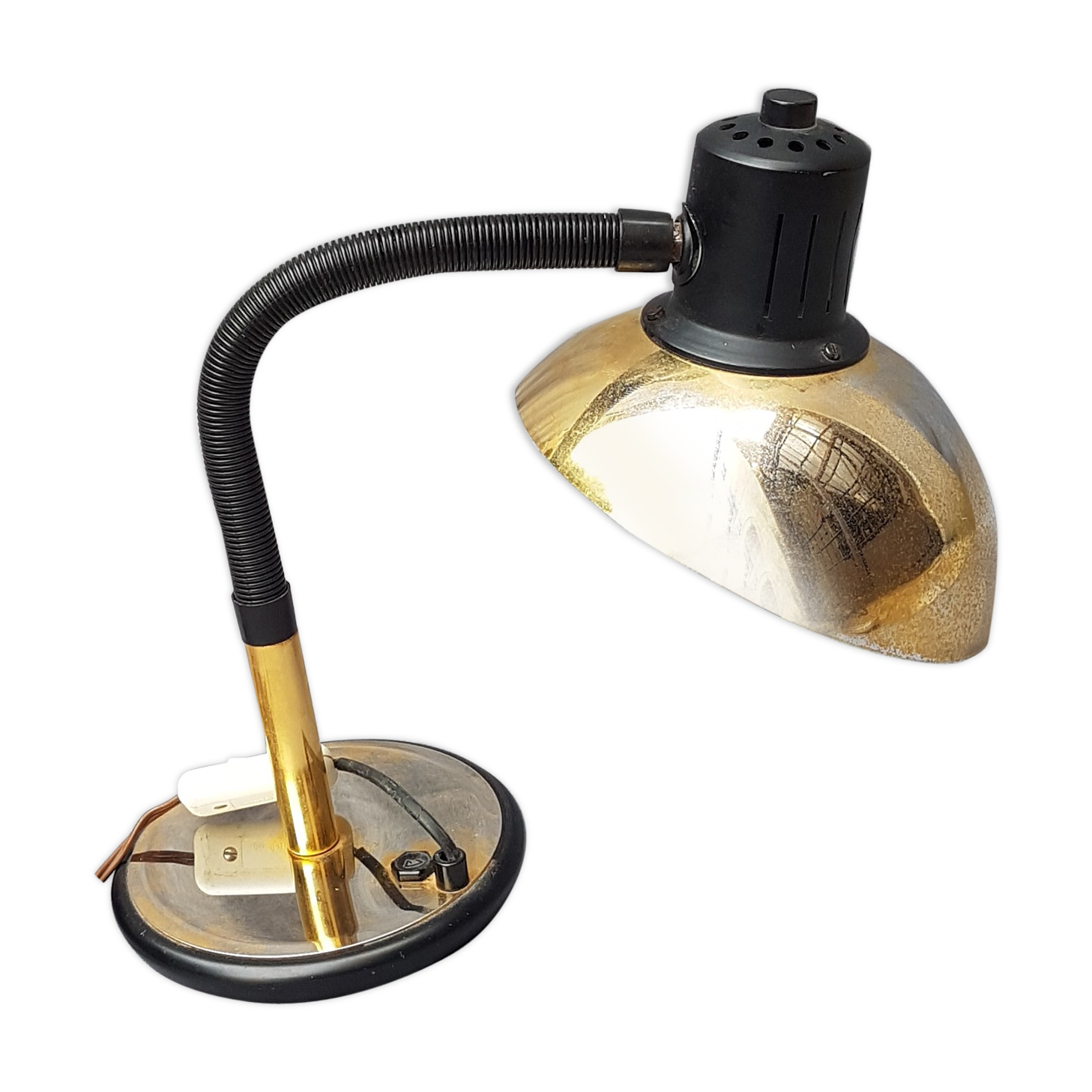 Vintage lamp from aluminor