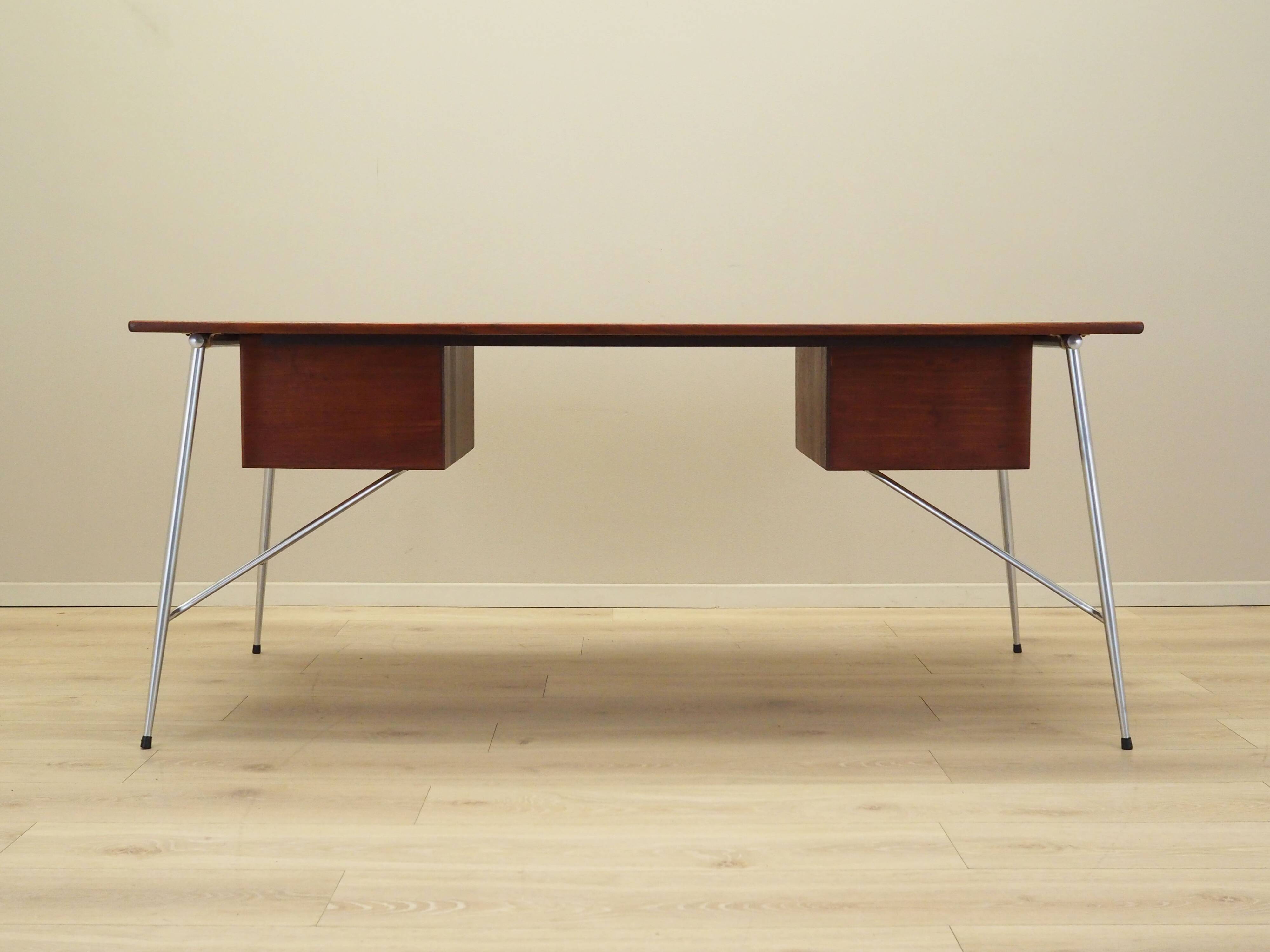 Teak desk, Danish design, 1960s, designer: Børge Mogensen, manufacturer: Sø