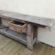 Solid wood workbench