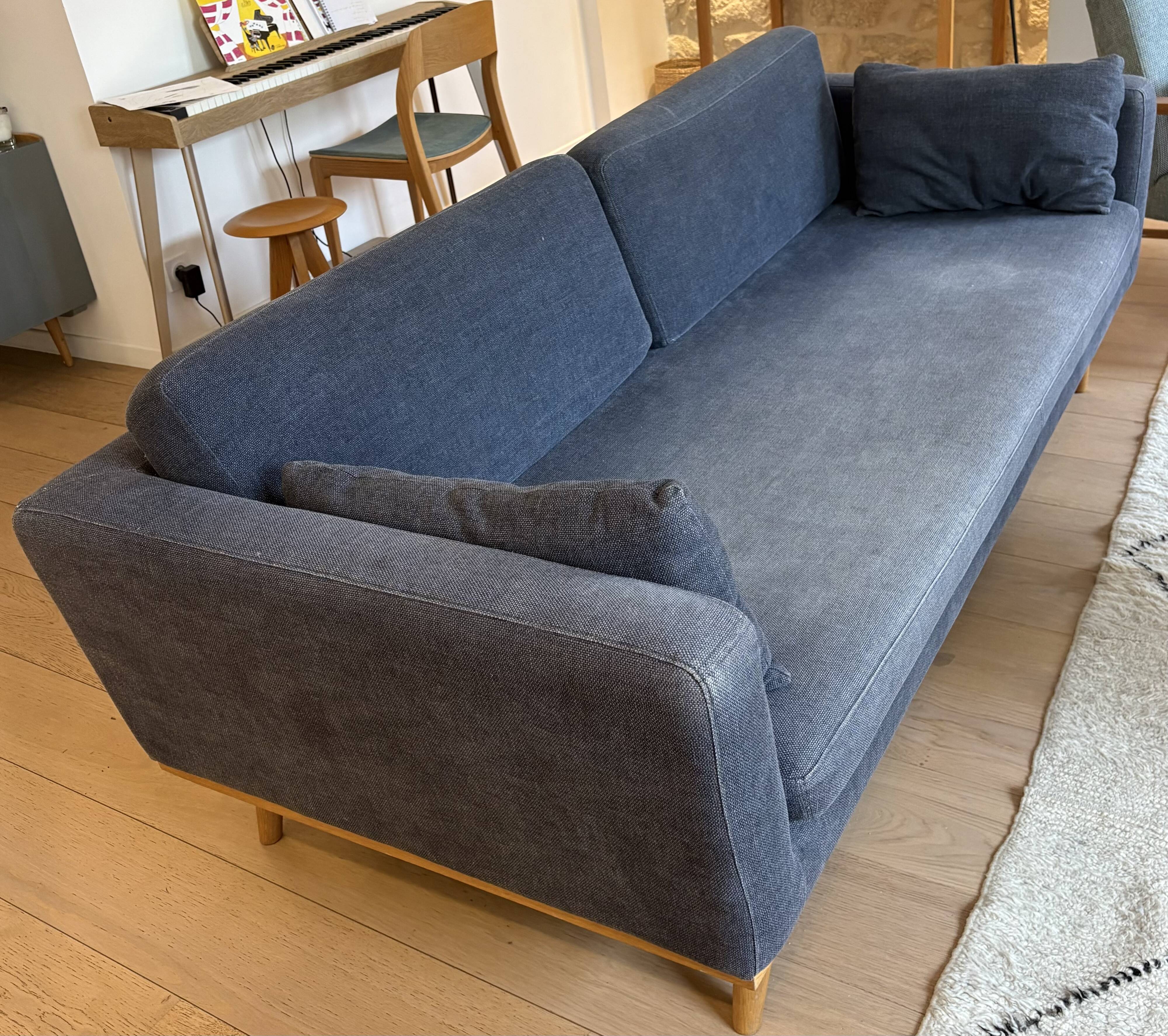 3-seater sofa Red Edition 210 - Storm Fabric T11