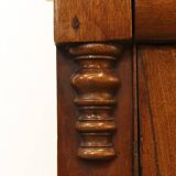 Bibliothèque ancienne anglaise en acajou