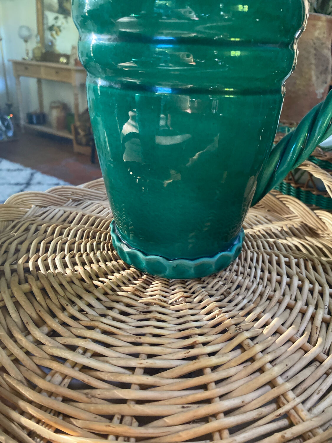 Grandjean-Jourdan Vallauris orangeade service, 1950