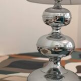 Lampe en chrome space age '70