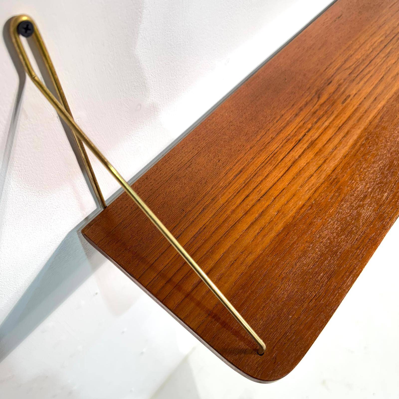 Set of two floating shelves, Danmark, 1960s