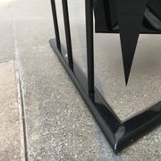 Postmodern vintage magazine rack by Markus Börgens for D-Tec, 1980s.