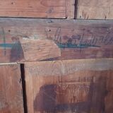 English mahogany shelf sideboard 19th