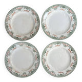 Set of 4 Longwy Bruges plates