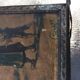 Miroir triptyque de barbier et coiffeuse signé Charlet 42x15cm