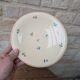 Round serving dish Moulin des Loups Orchies with small flower decoration 25.5cm