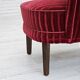 1960s, Danish armchair in cherry-red furniture velour, original condition.